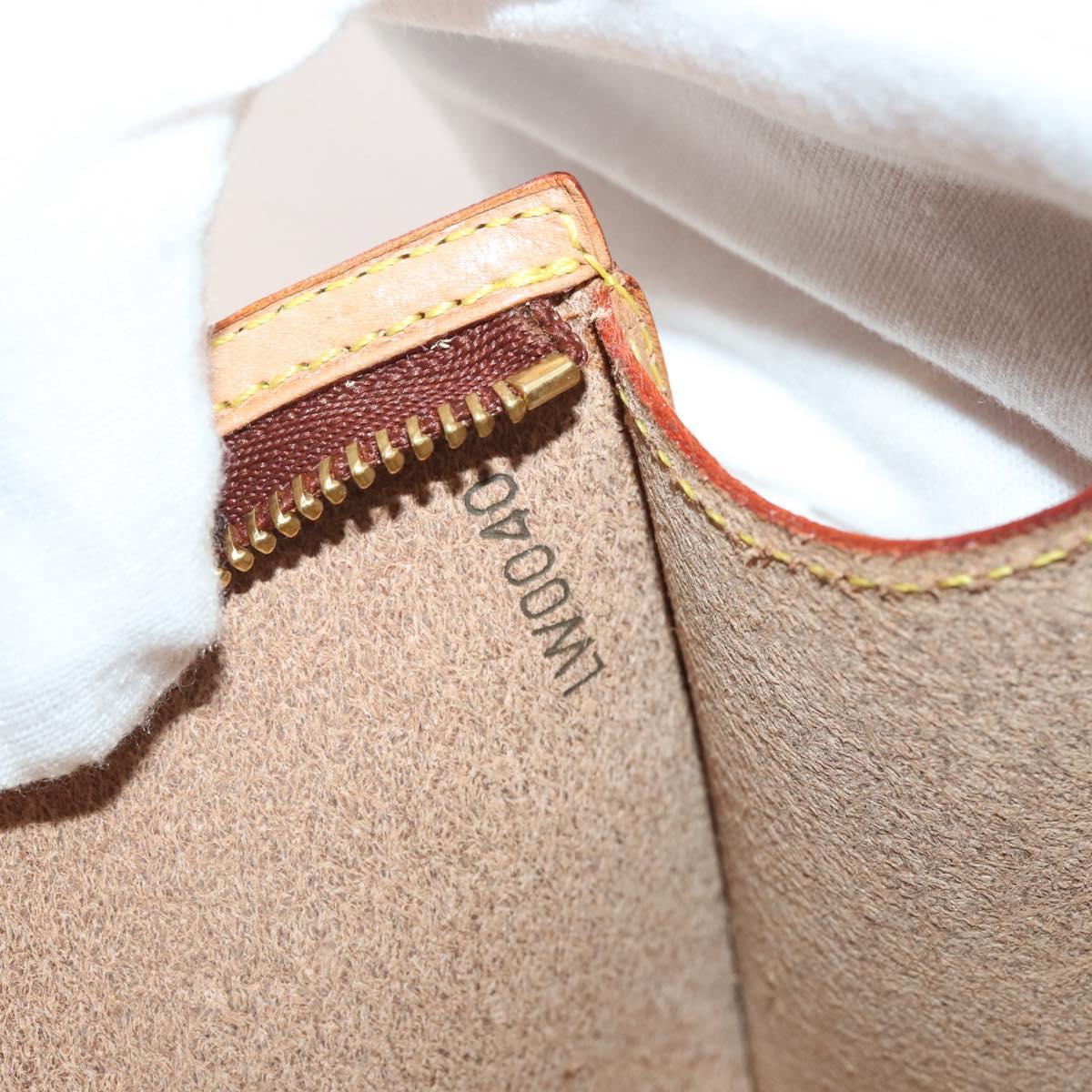 LOUIS VUITTON Nomad Cabas Cruise Pouch Beige LV Auth 205813A