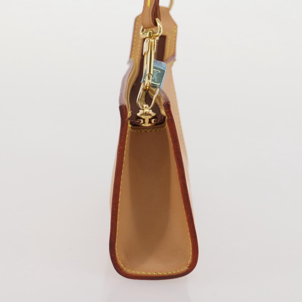 LOUIS VUITTON Nomad Cabas Cruise Pouch Beige LV Auth 205813A