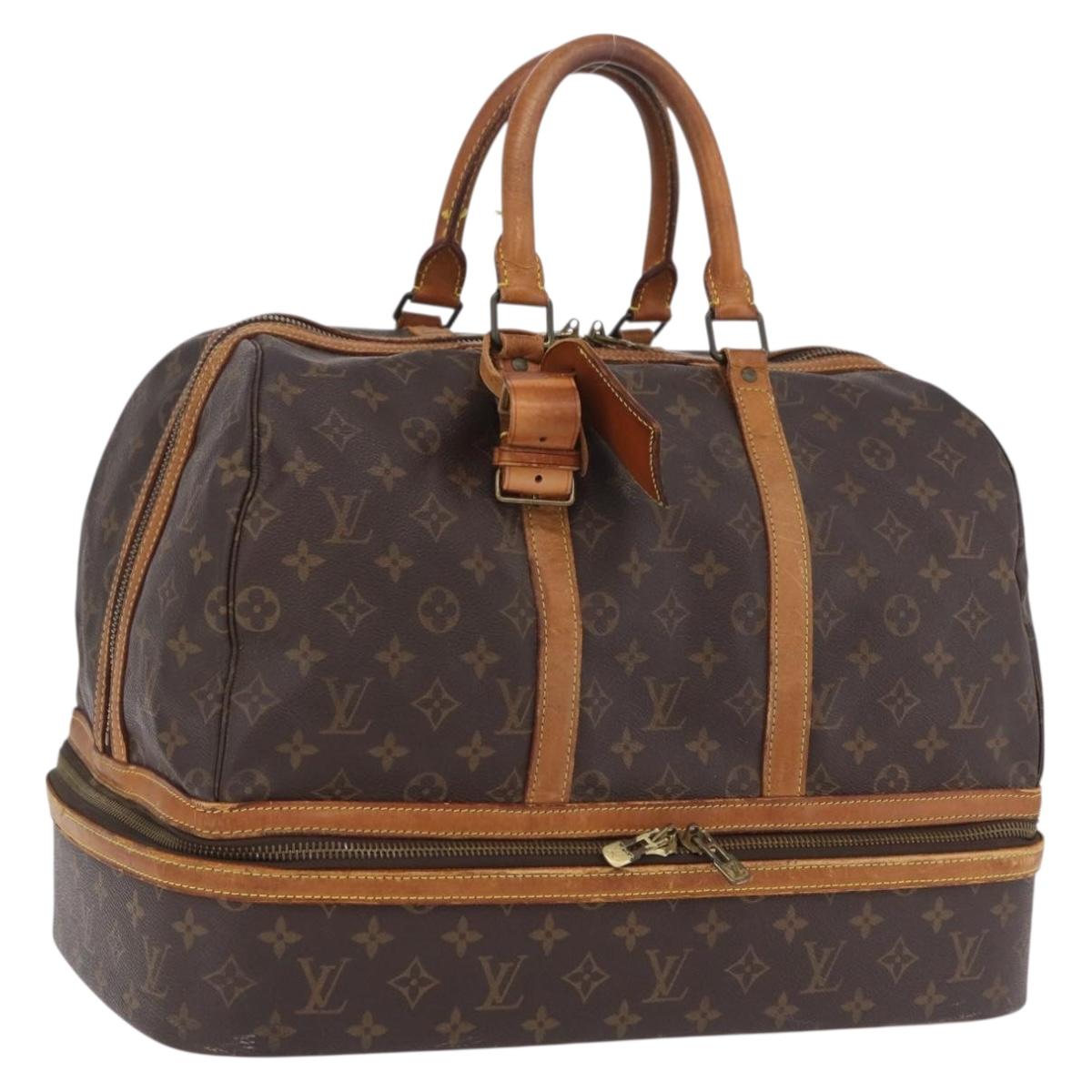 LOUIS VUITTON Monogram Sac Sports Boston Bag M41444 LV Auth 205817