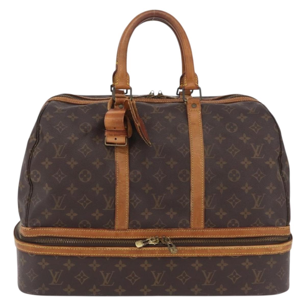 LOUIS VUITTON Monogram Sac Sports Boston Bag M41444 LV Auth 205817