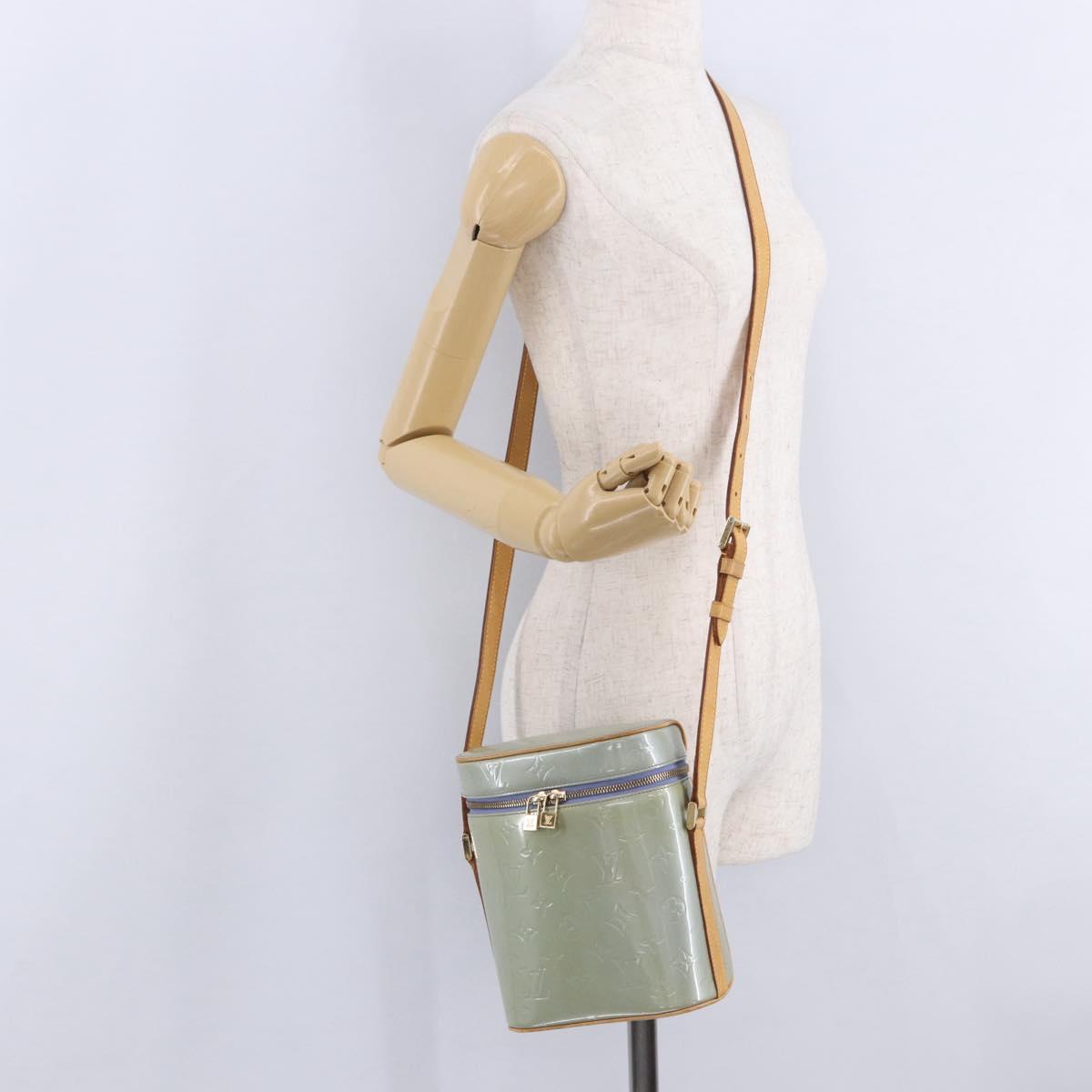 LOUIS VUITTON Monogram Vernis Sullivan Vertical Bag Lavande M91258 Auth 205822