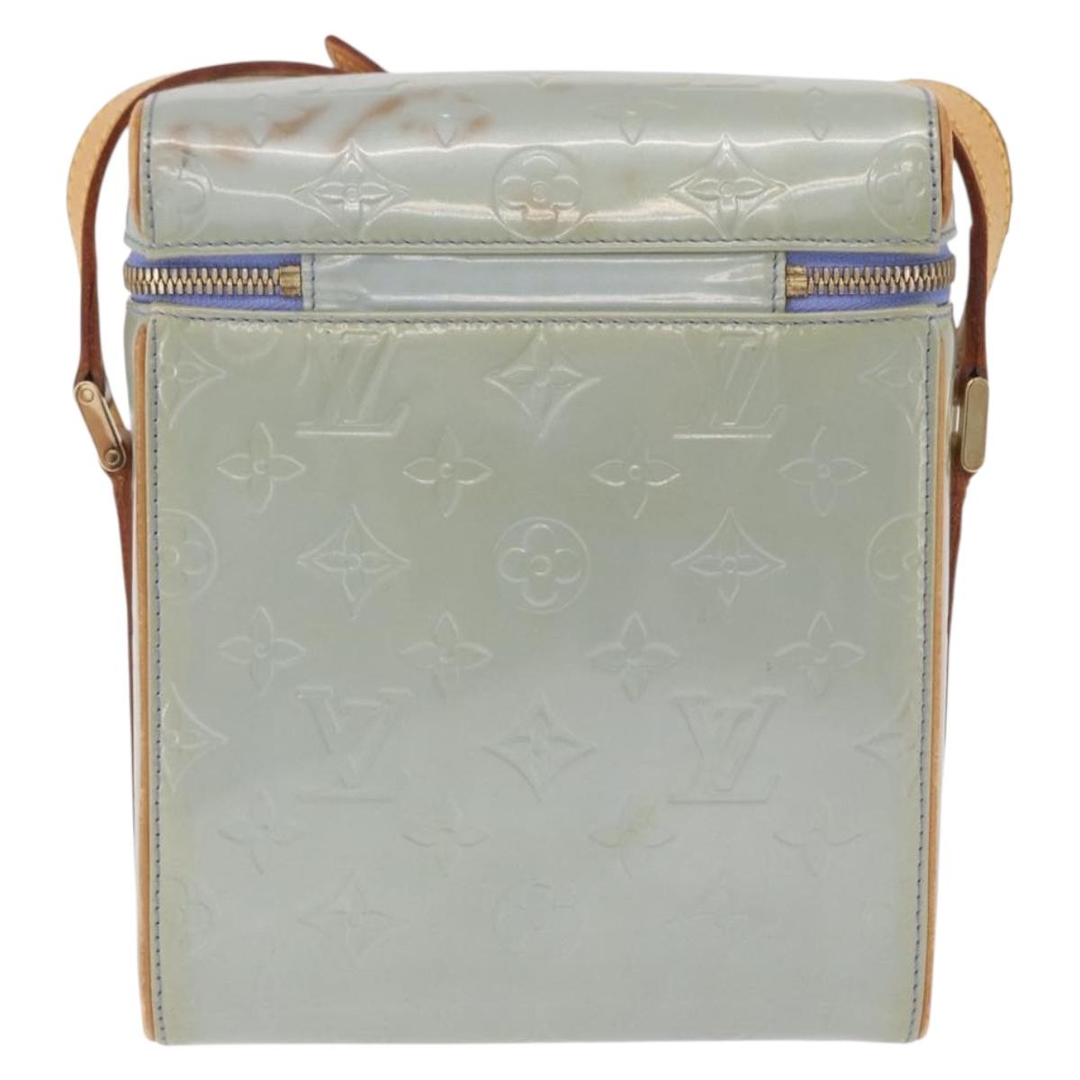 LOUIS VUITTON Monogram Vernis Sullivan Vertical Bag Lavande M91258 Auth 205822