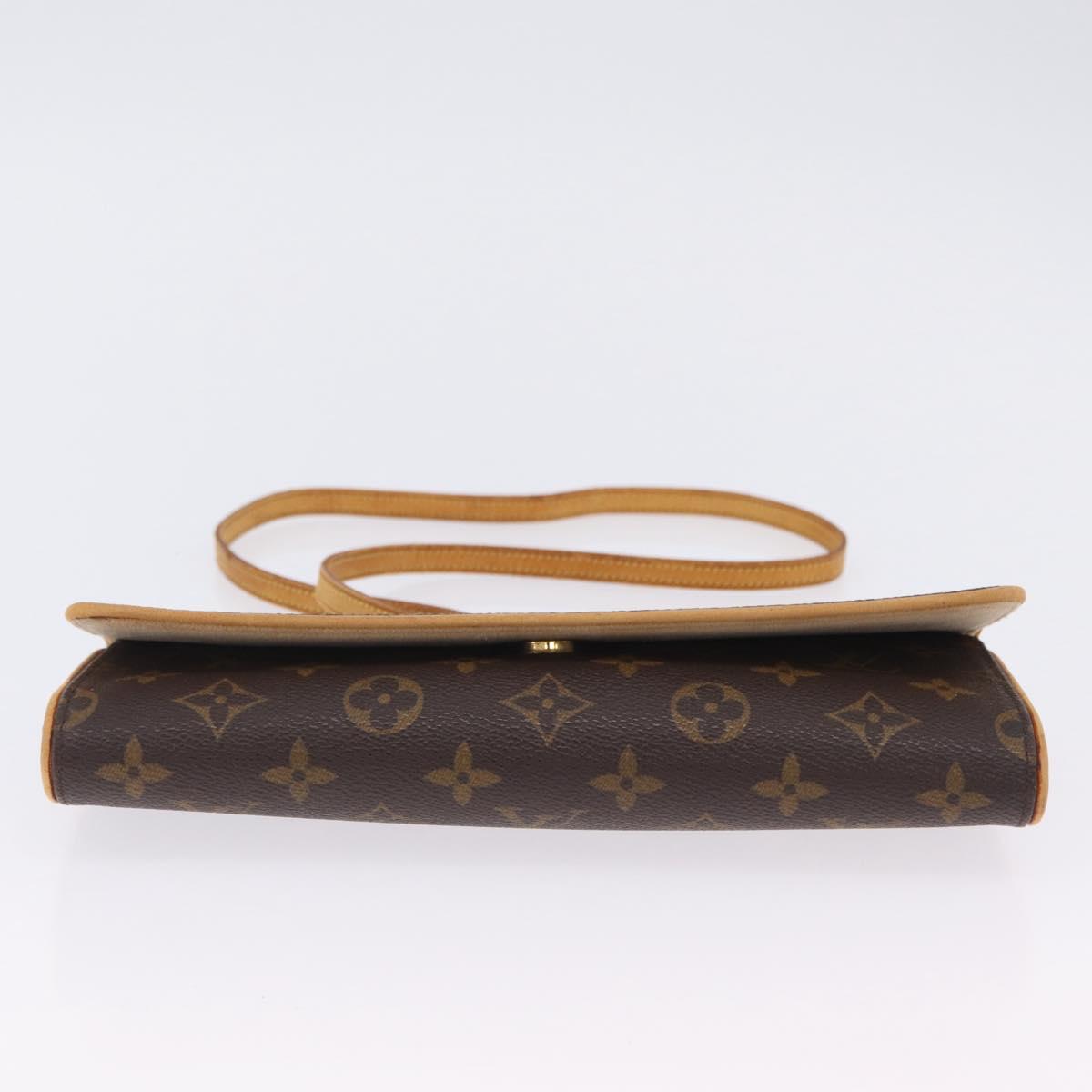 LOUIS VUITTON Monogram Pochette Twin GM Shoulder Bag M51852 LV Auth 205833