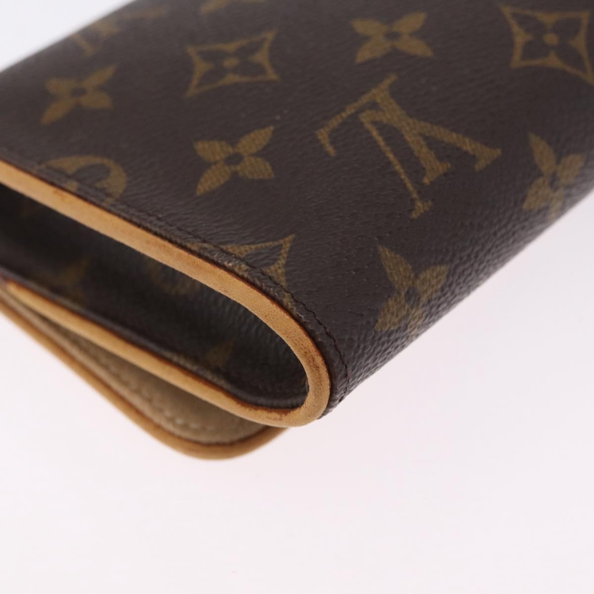 LOUIS VUITTON Monogram Pochette Twin GM Shoulder Bag M51852 LV Auth 205833