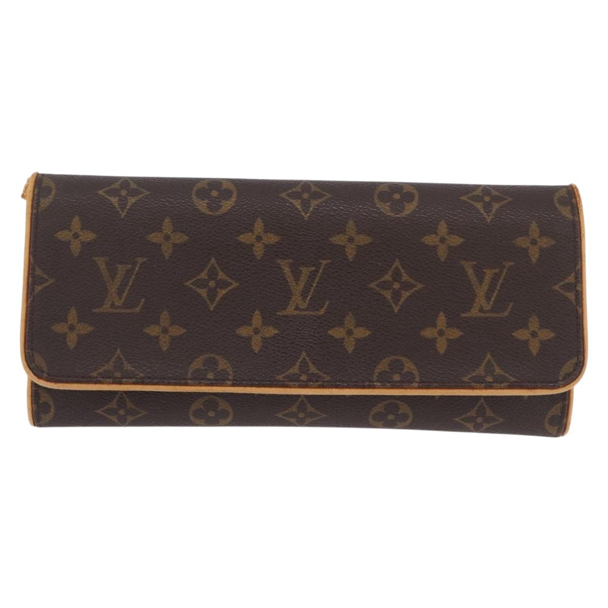 LOUIS VUITTON Monogram Pochette Twin GM Shoulder Bag M51852 LV Auth 205833