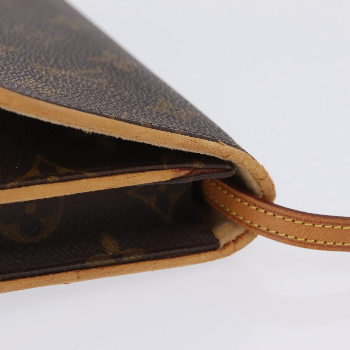 LOUIS VUITTON Monogram Pochette Twin GM Shoulder Bag M51852 LV Auth 205833