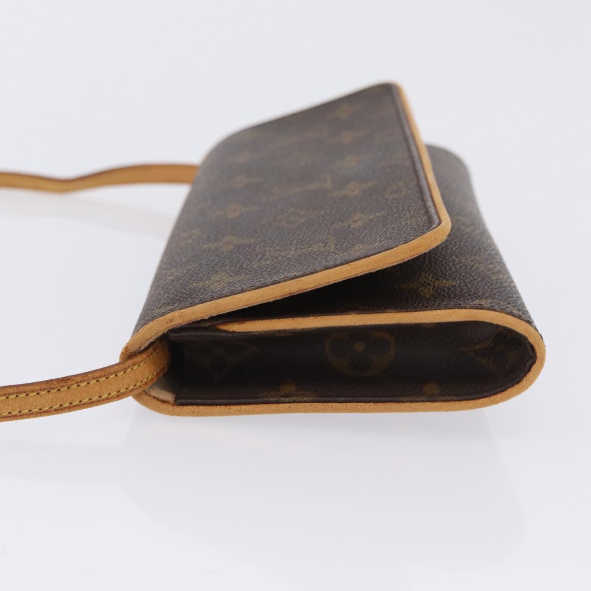 LOUIS VUITTON Monogram Pochette Twin GM Shoulder Bag M51852 LV Auth 205833
