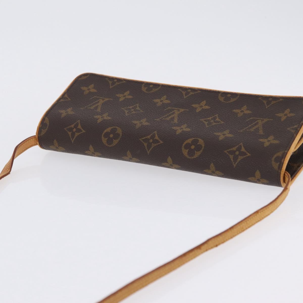 LOUIS VUITTON Monogram Pochette Twin GM Shoulder Bag M51852 LV Auth 205833