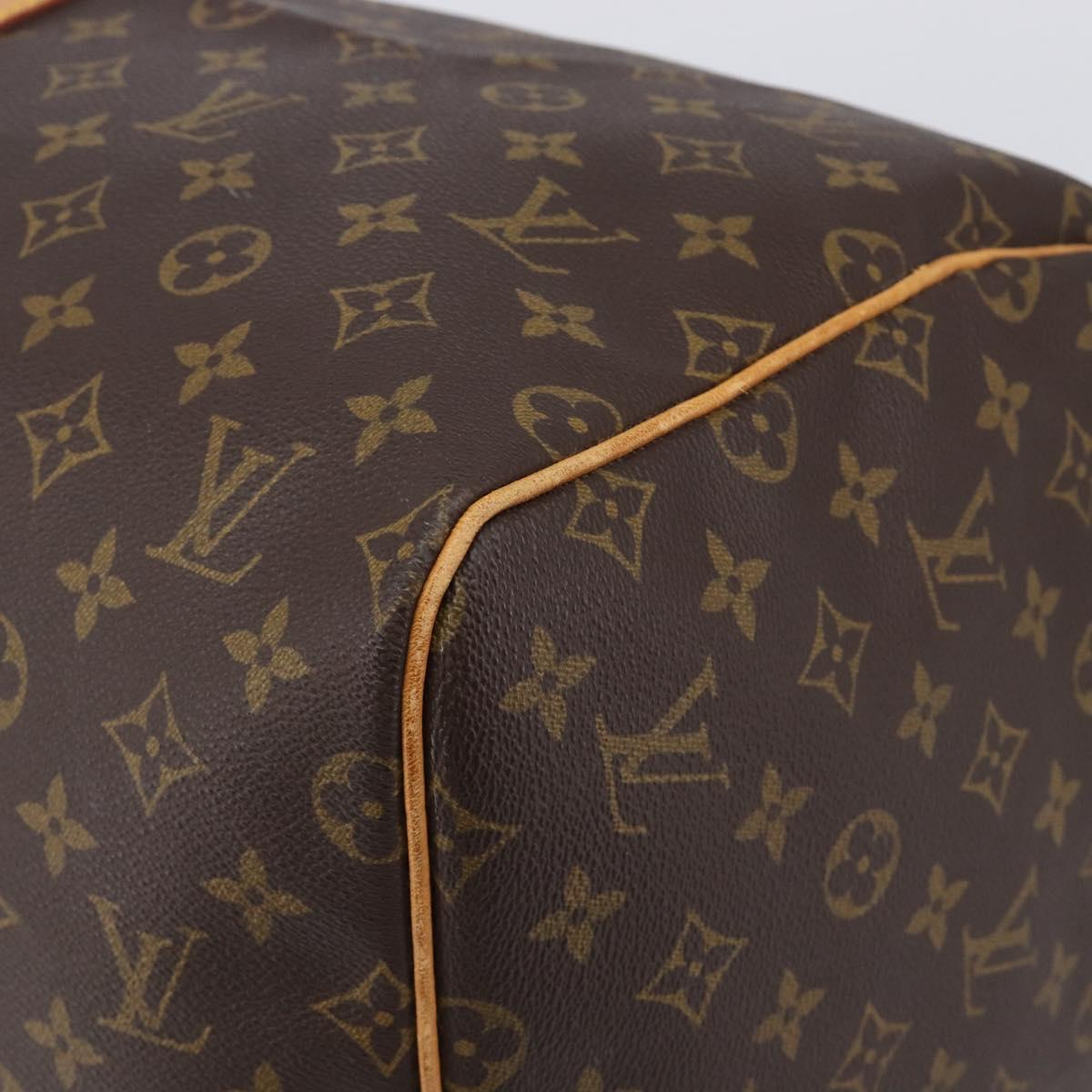 LOUIS VUITTON Monogram Keepall 55 Boston Bag M41424 LV Auth 205835A