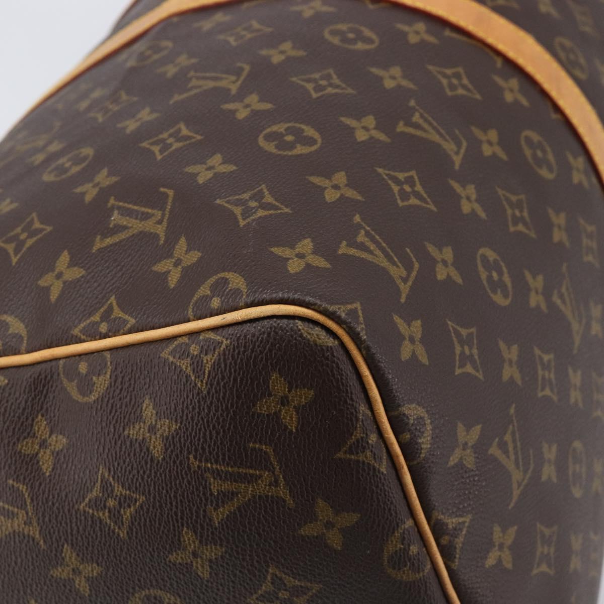 LOUIS VUITTON Monogram Keepall 55 Boston Bag M41424 LV Auth 205835A