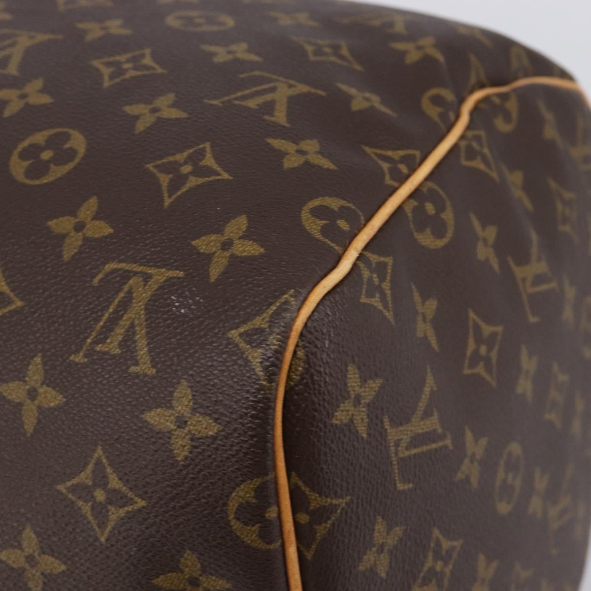 LOUIS VUITTON Monogram Keepall 55 Boston Bag M41424 LV Auth 205835A