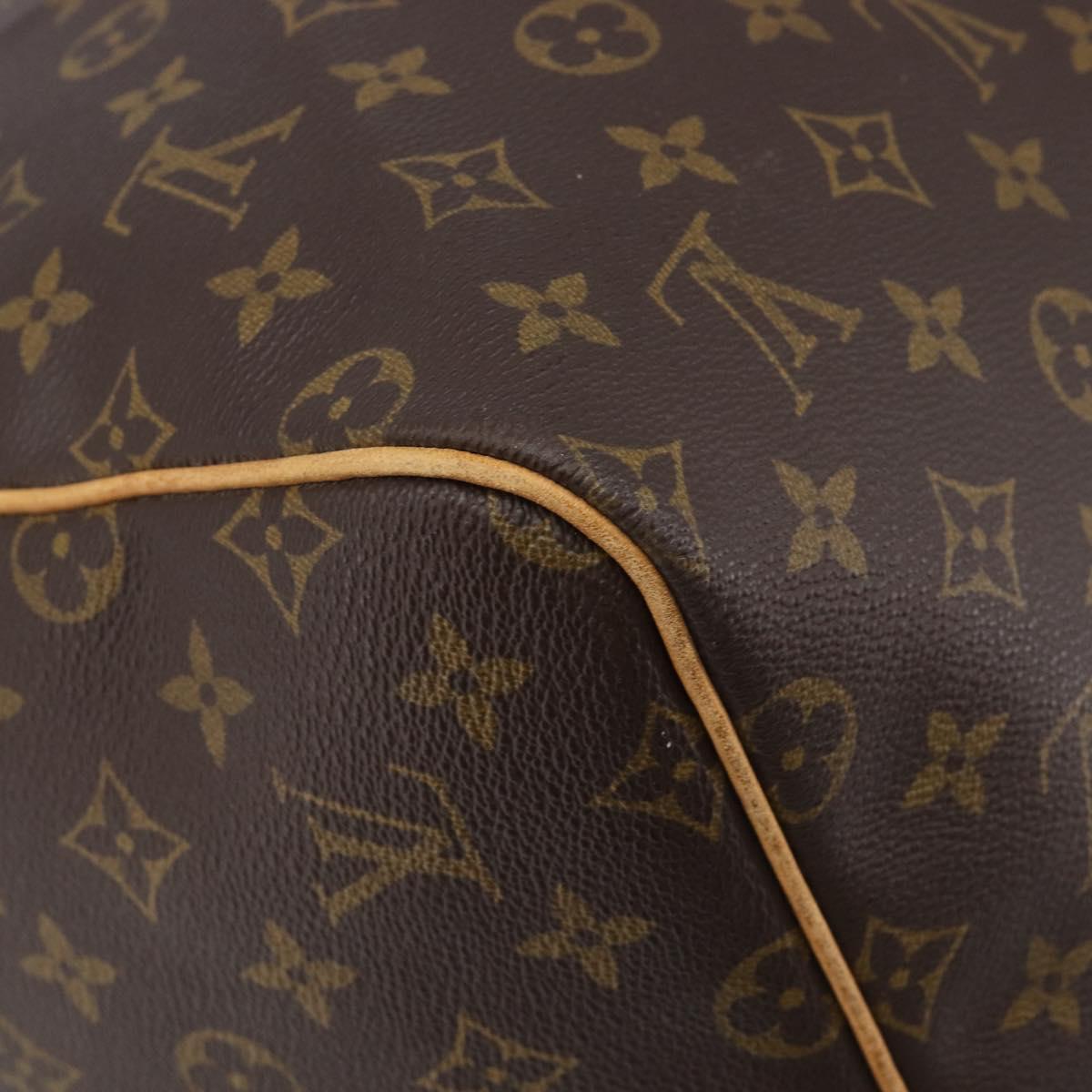 LOUIS VUITTON Monogram Keepall 55 Boston Bag M41424 LV Auth 205835A