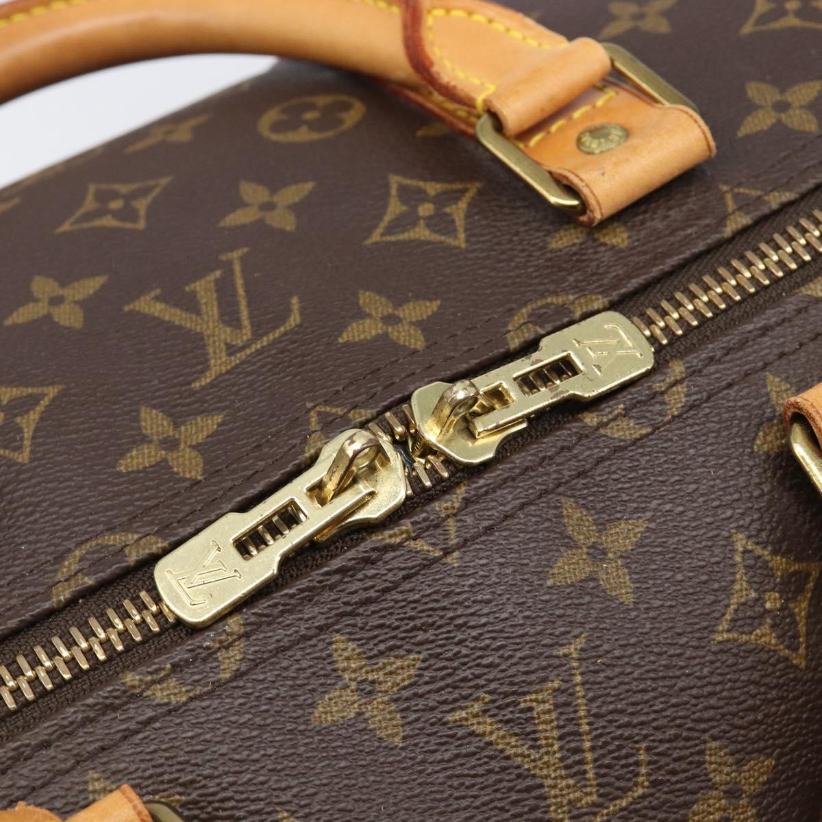 LOUIS VUITTON Monogram Keepall 55 Boston Bag M41424 LV Auth 205835A