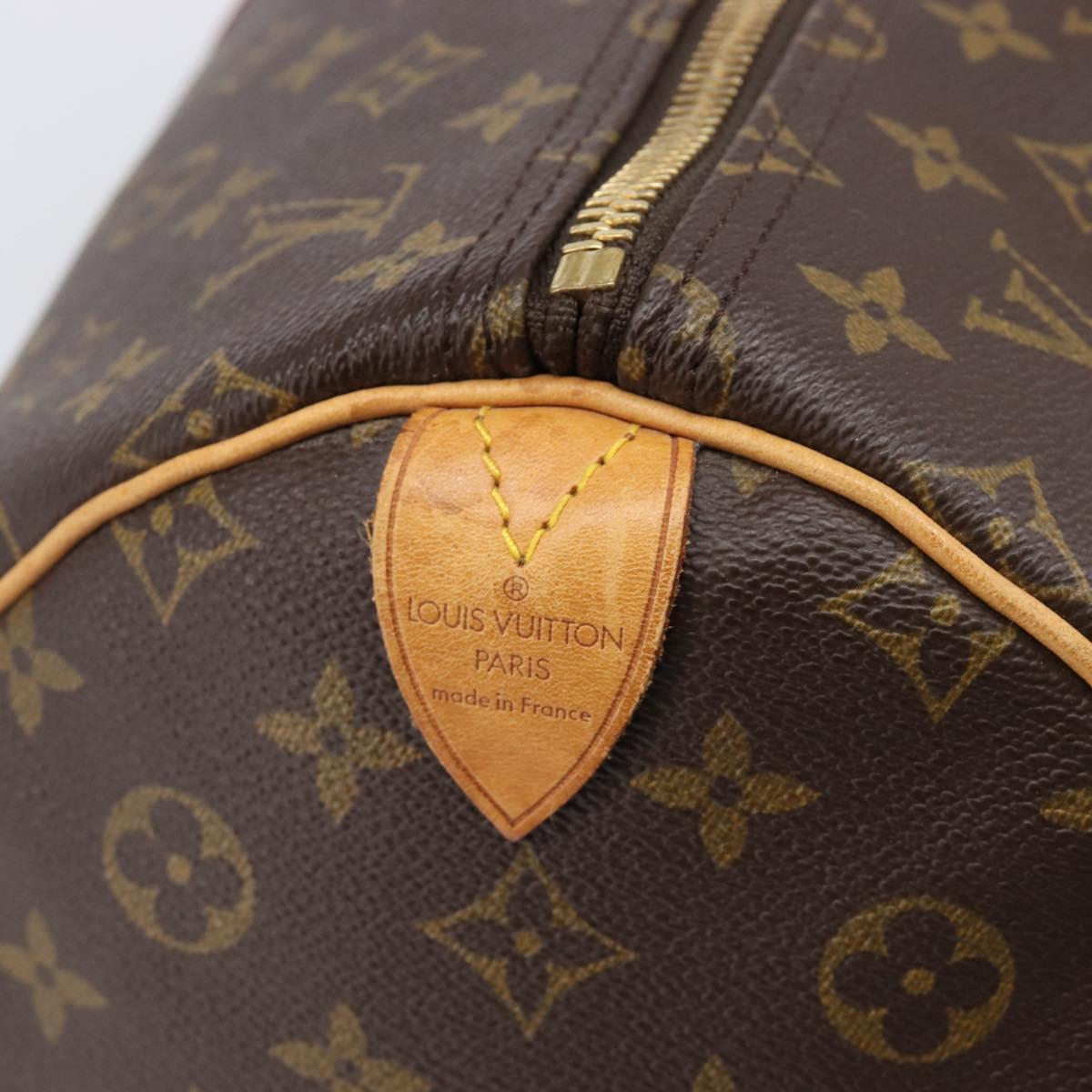LOUIS VUITTON Monogram Keepall 55 Boston Bag M41424 LV Auth 205835A