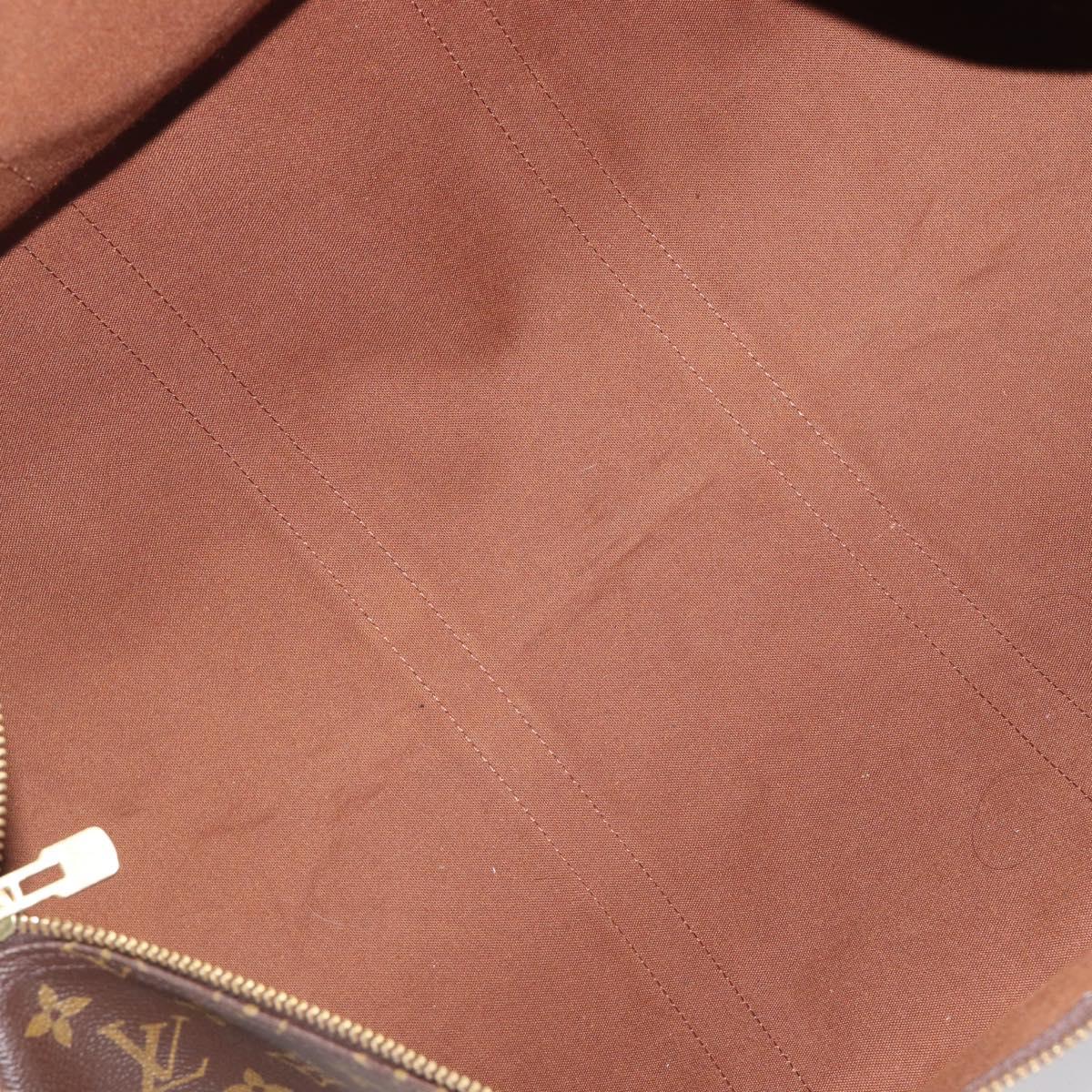 LOUIS VUITTON Monogram Keepall 55 Boston Bag M41424 LV Auth 205835A