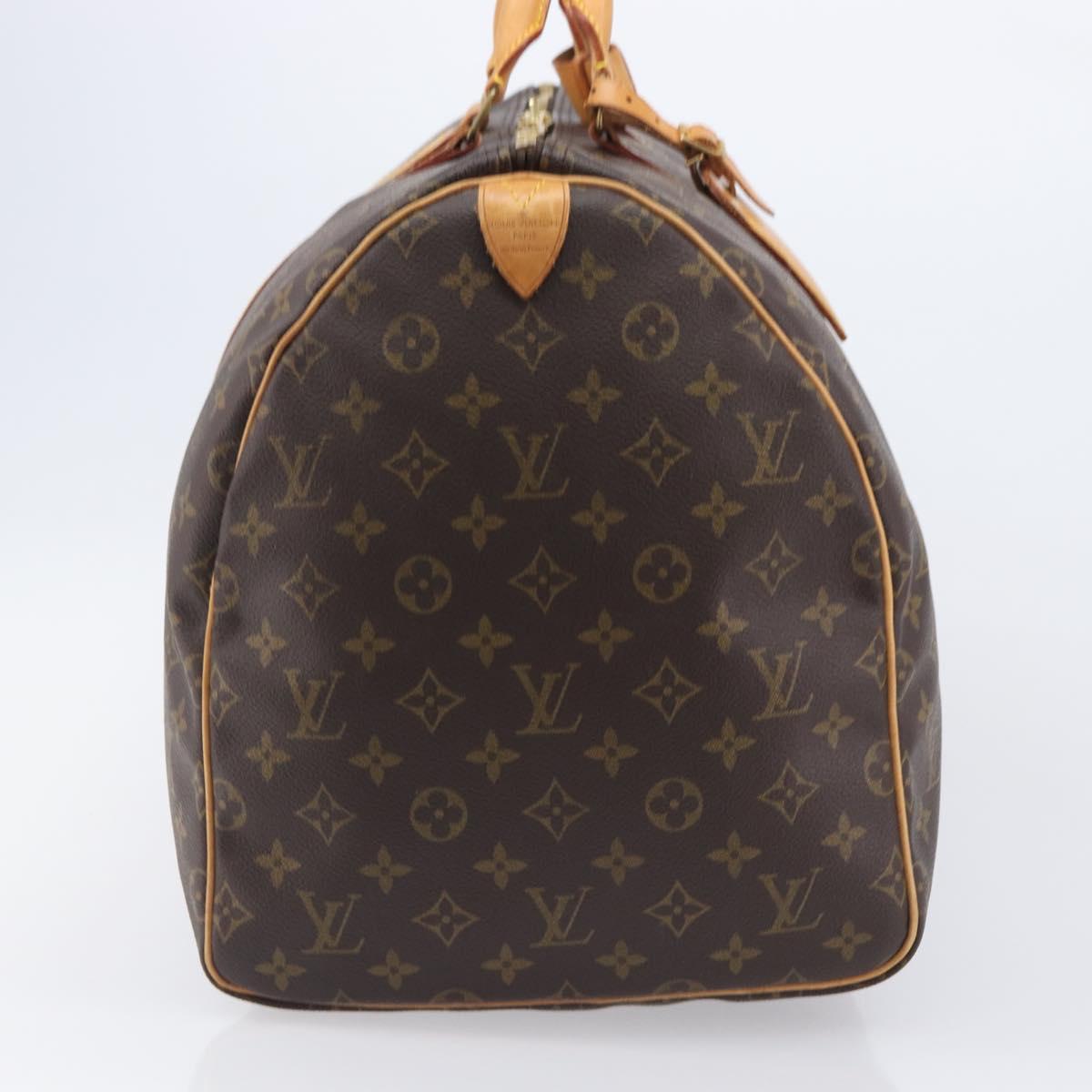 LOUIS VUITTON Monogram Keepall 55 Boston Bag M41424 LV Auth 205835A