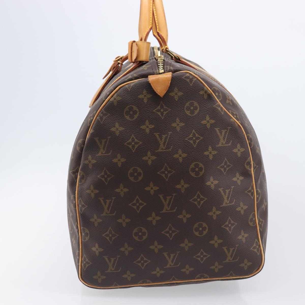 LOUIS VUITTON Monogram Keepall 55 Boston Bag M41424 LV Auth 205835A