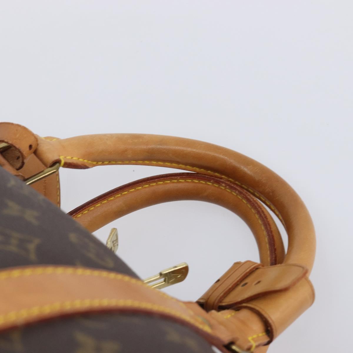LOUIS VUITTON Monogram Keepall 55 Boston Bag M41424 LV Auth 205835A