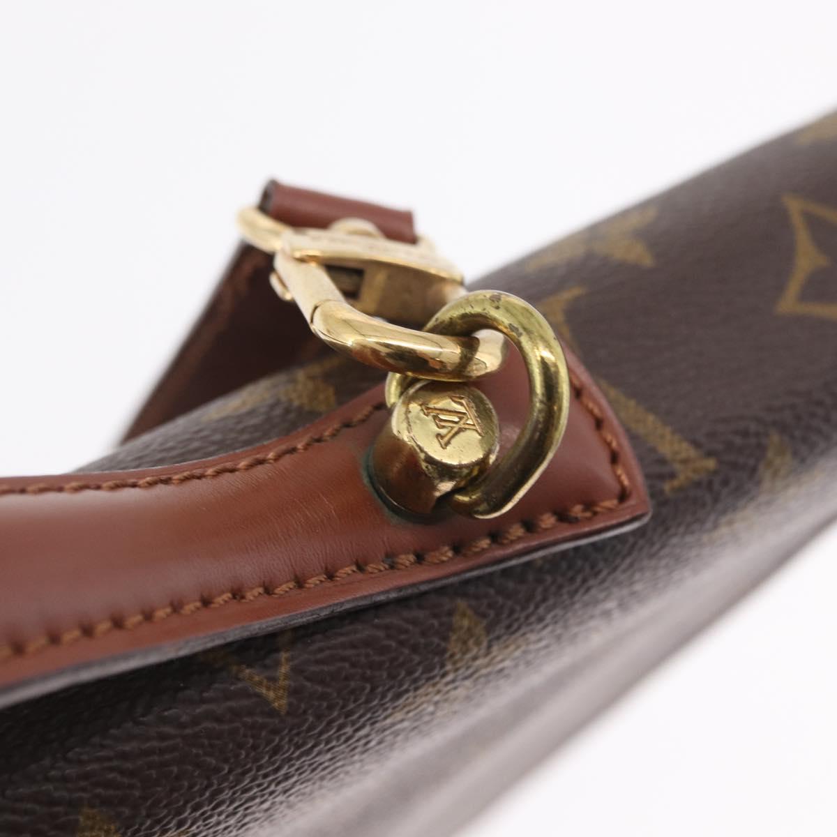 LOUIS VUITTON Monogram Porte Documents Bandouliere Bag M53338 LV Auth 205837A