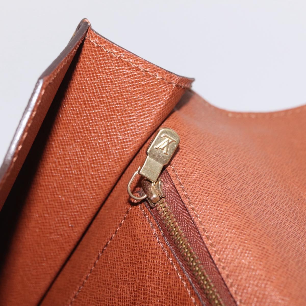 LOUIS VUITTON Monogram Porte Documents Bandouliere Bag M53338 LV Auth 205837A
