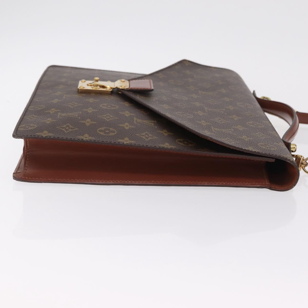 LOUIS VUITTON Monogram Porte Documents Bandouliere Bag M53338 LV Auth 205837A