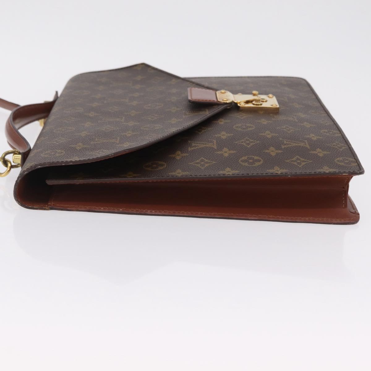 LOUIS VUITTON Monogram Porte Documents Bandouliere Bag M53338 LV Auth 205837A