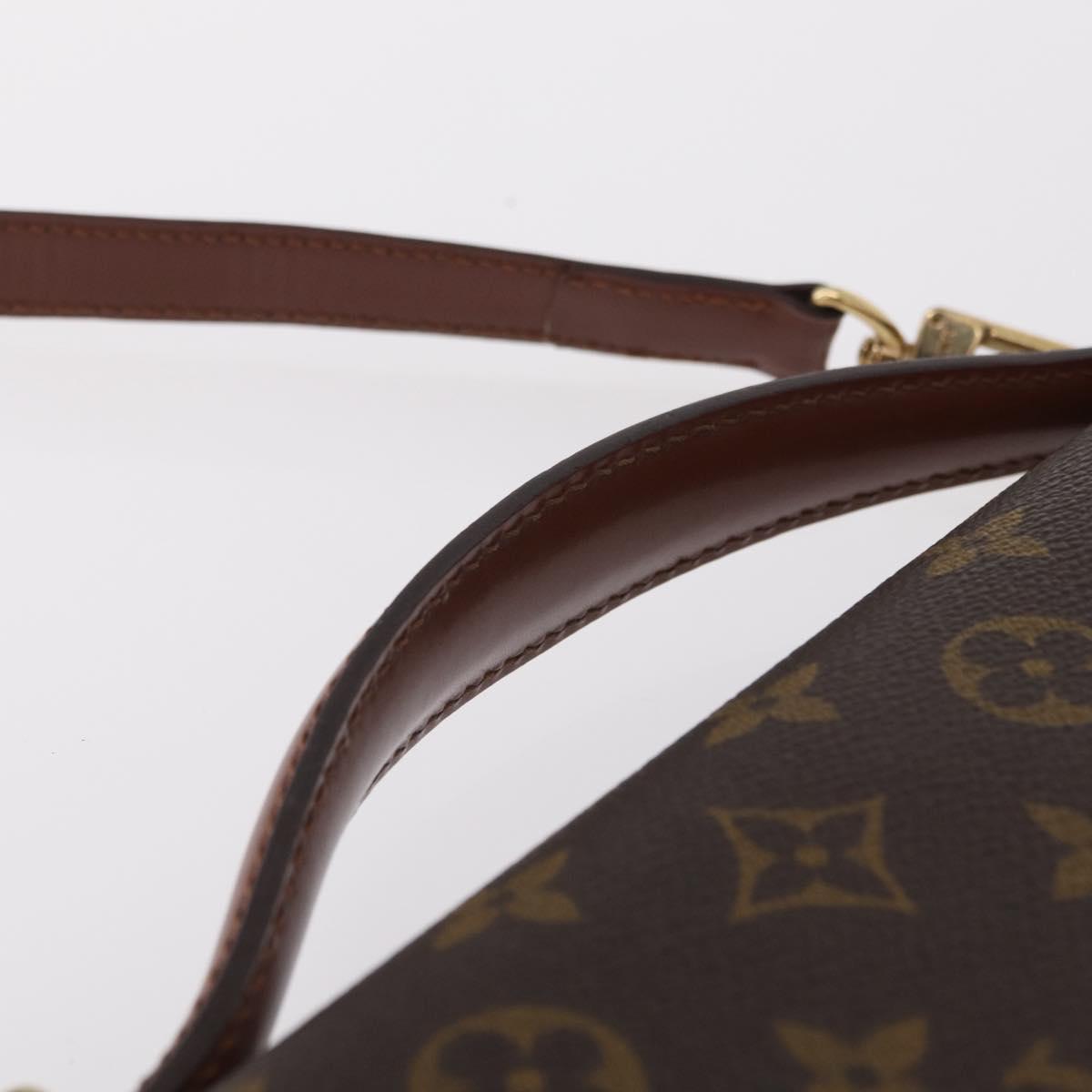 LOUIS VUITTON Monogram Porte Documents Bandouliere Bag M53338 LV Auth 205837A