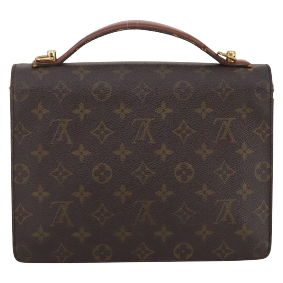 LOUIS VUITTON Monogram Monceau 26 Hand Bag M51187 LV Auth 205840