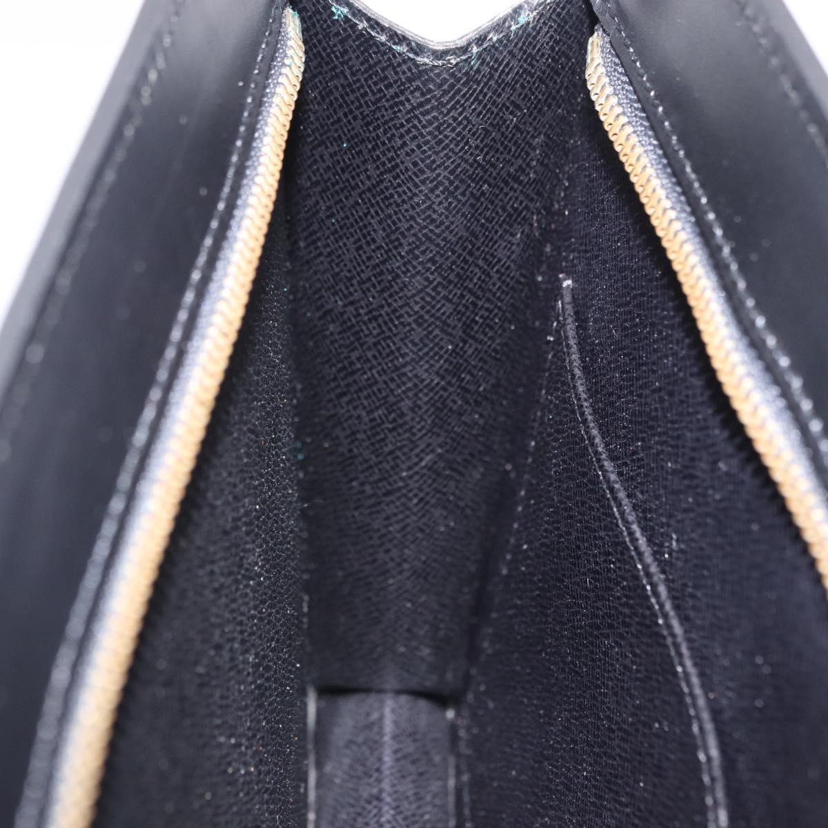 LOUIS VUITTON Epi Pochette Homme Clutch Bag Black M52522 LV Auth 205843A