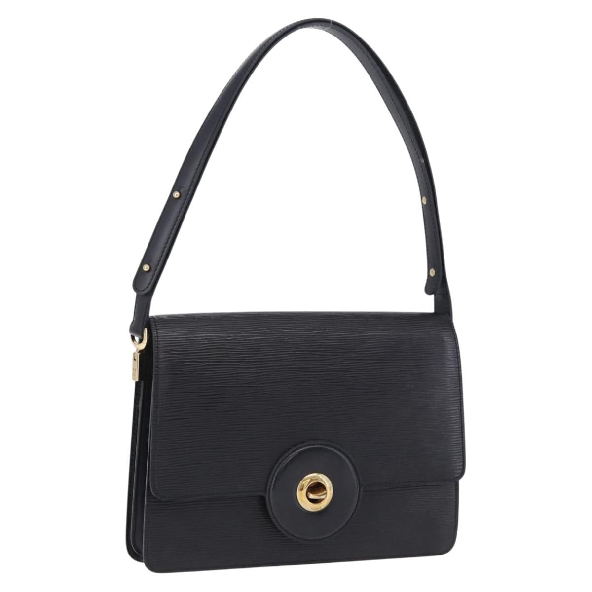 LOUIS VUITTON Epi Free Run Shoulder Bag Black M52402 LV Auth 205844A