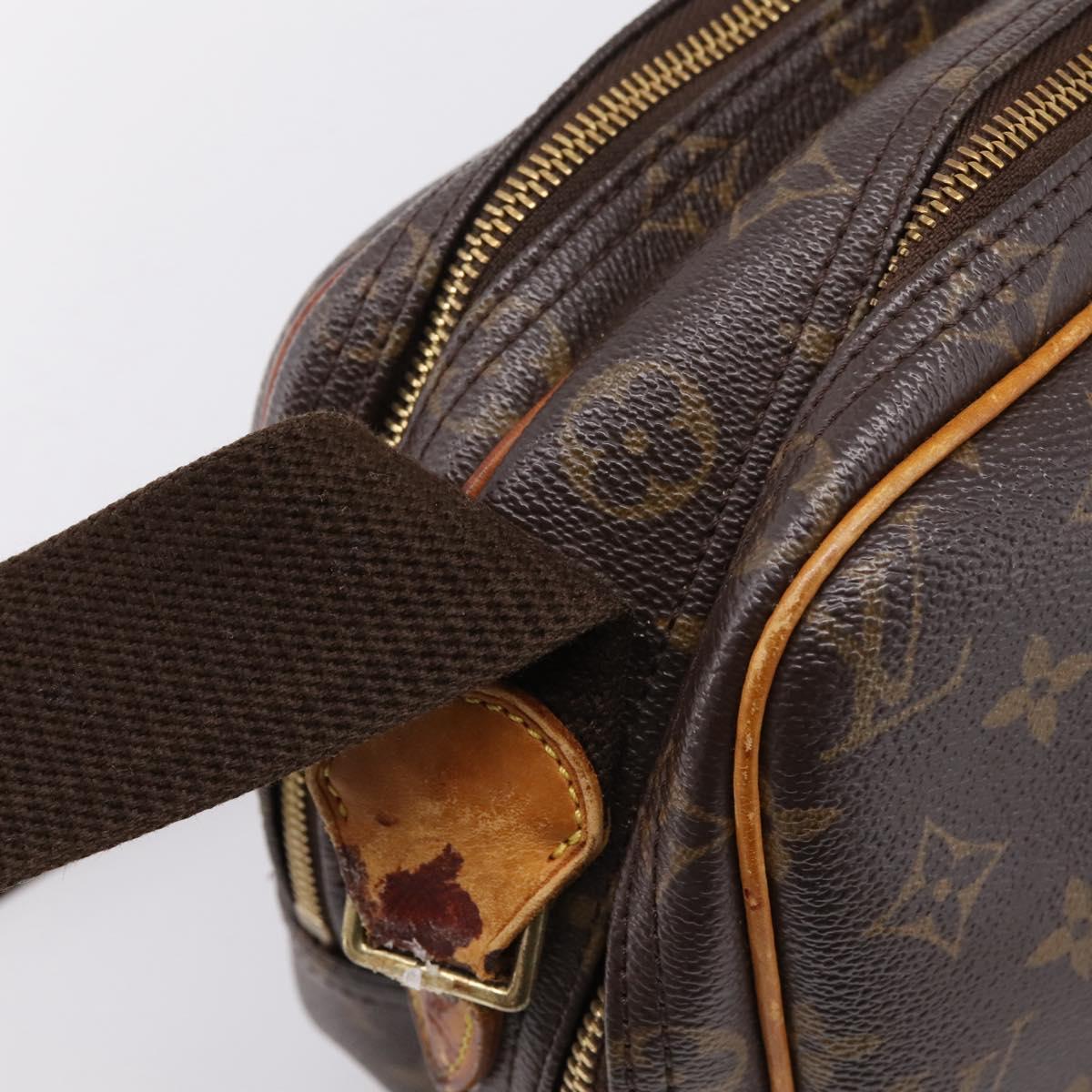 LOUIS VUITTON Monogram Reporter PM Shoulder Bag M45254 LV Auth 205847