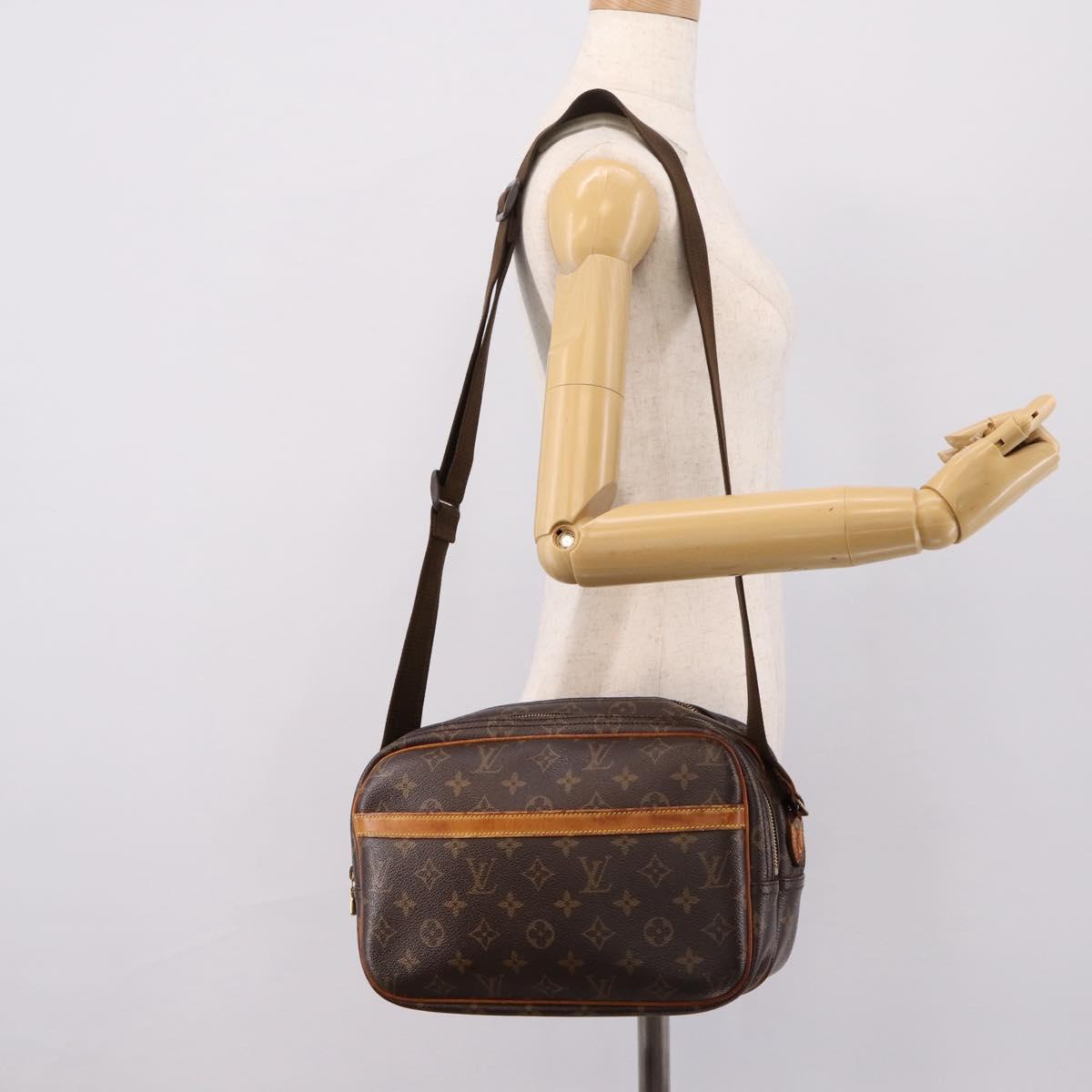 LOUIS VUITTON Monogram Reporter PM Shoulder Bag M45254 LV Auth 205847