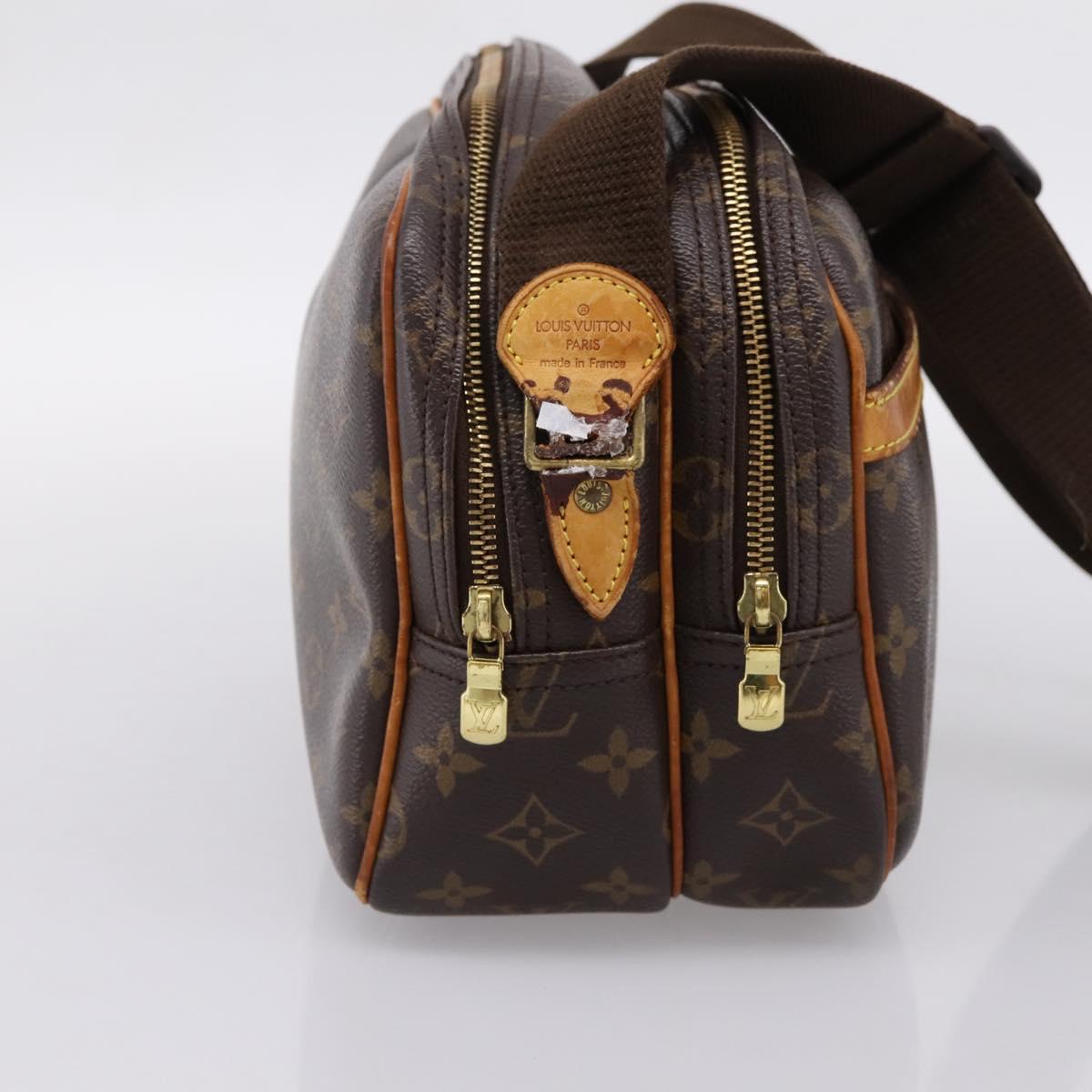 LOUIS VUITTON Monogram Reporter PM Shoulder Bag M45254 LV Auth 205847