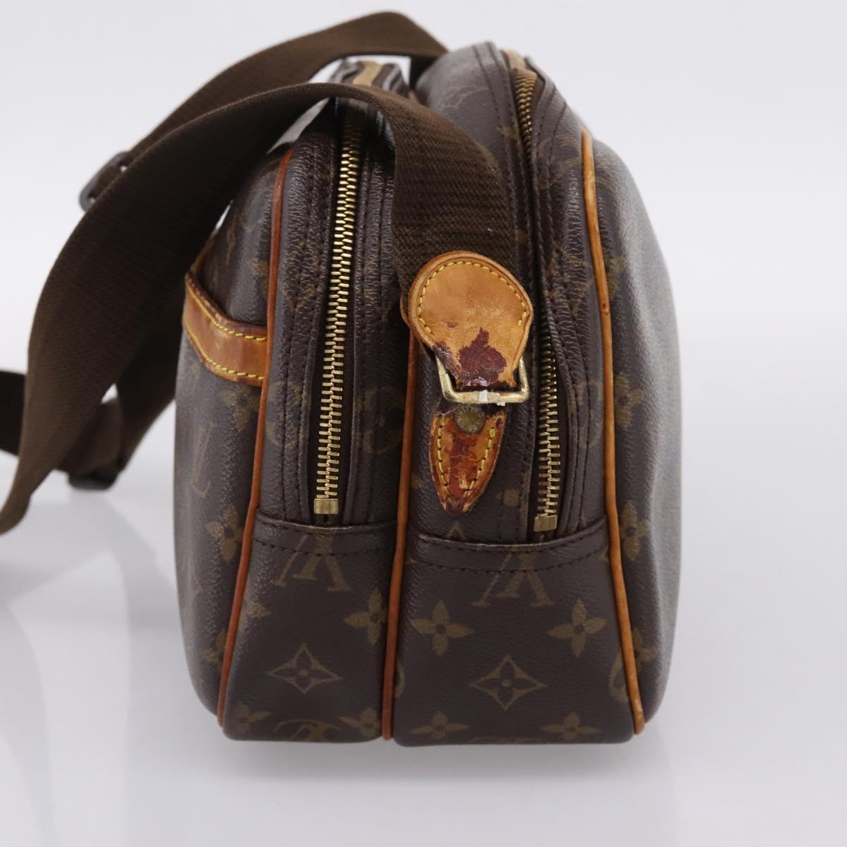 LOUIS VUITTON Monogram Reporter PM Shoulder Bag M45254 LV Auth 205847