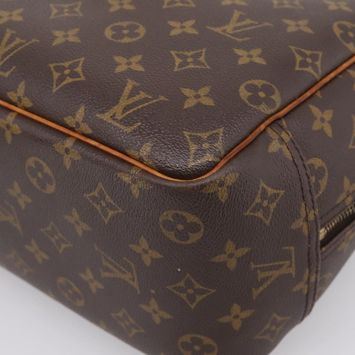 LOUIS VUITTON Monogram Deauville Hand Bag M47270 LV Auth 205849