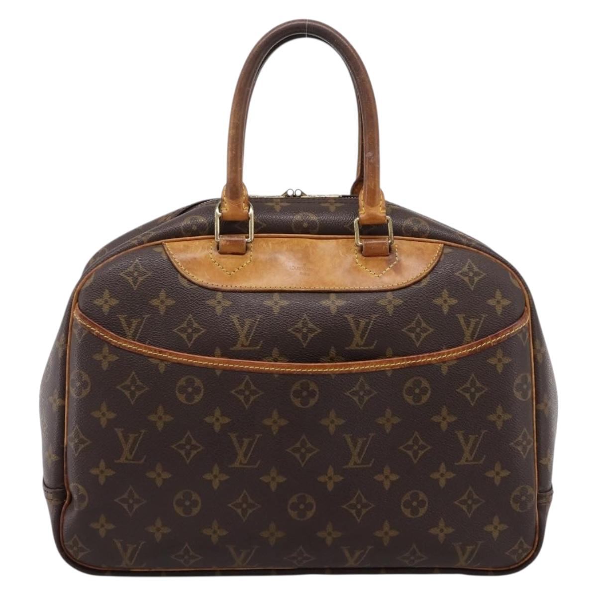 LOUIS VUITTON Monogram Deauville Hand Bag M47270 LV Auth 205849