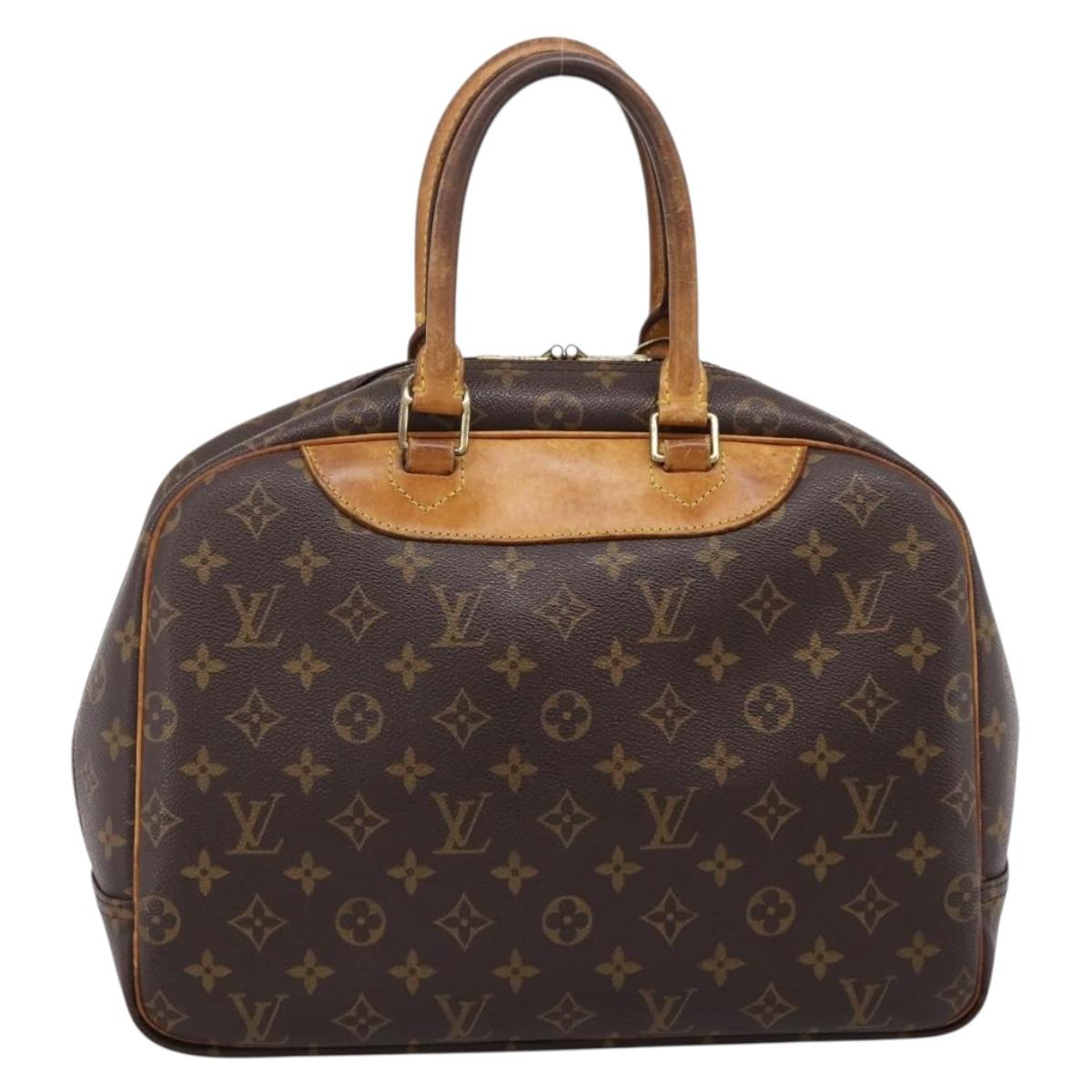 LOUIS VUITTON Monogram Deauville Hand Bag M47270 LV Auth 205849