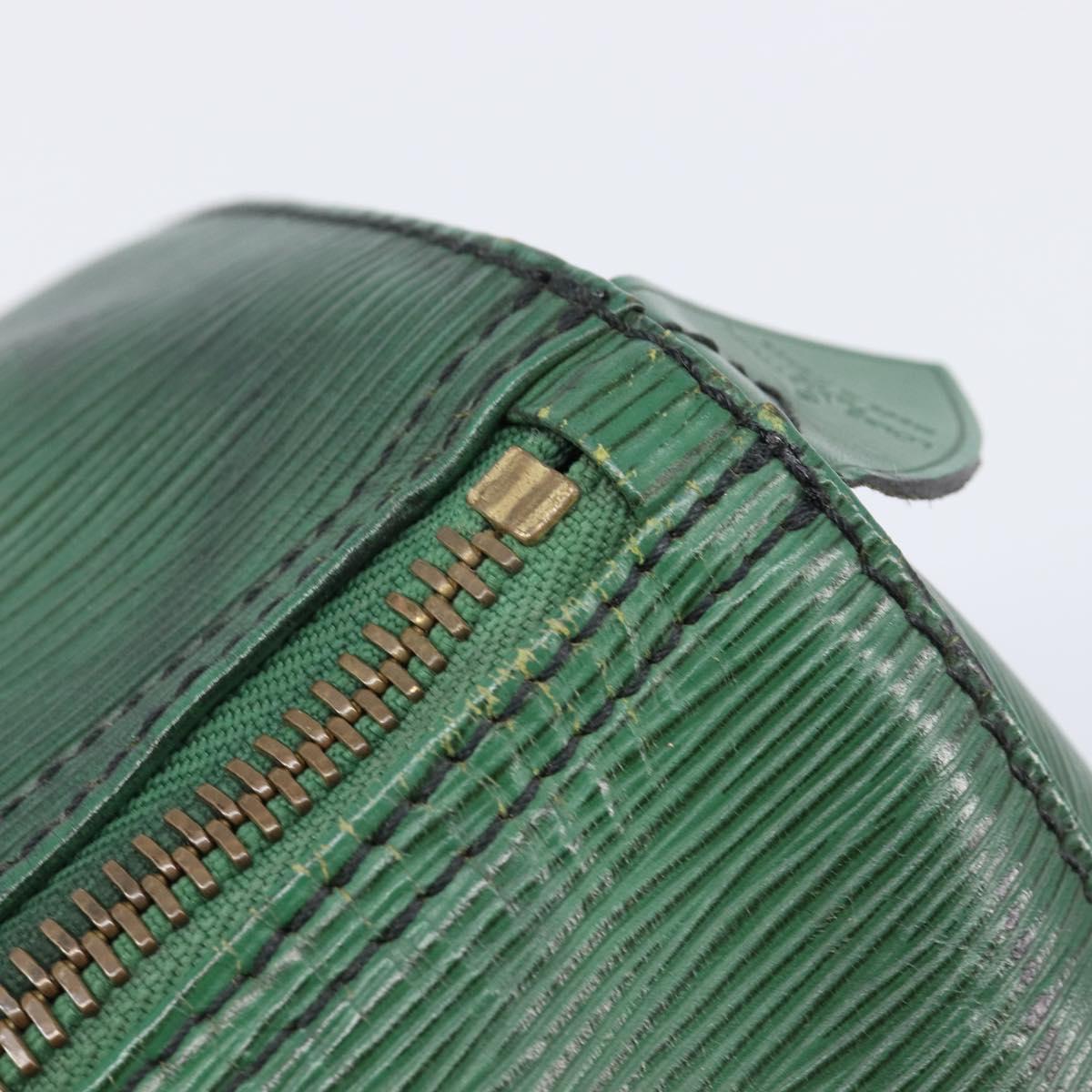 LOUIS VUITTON Epi Keepall 45 Boston Bag Green Keepall 45 LV Auth 205853