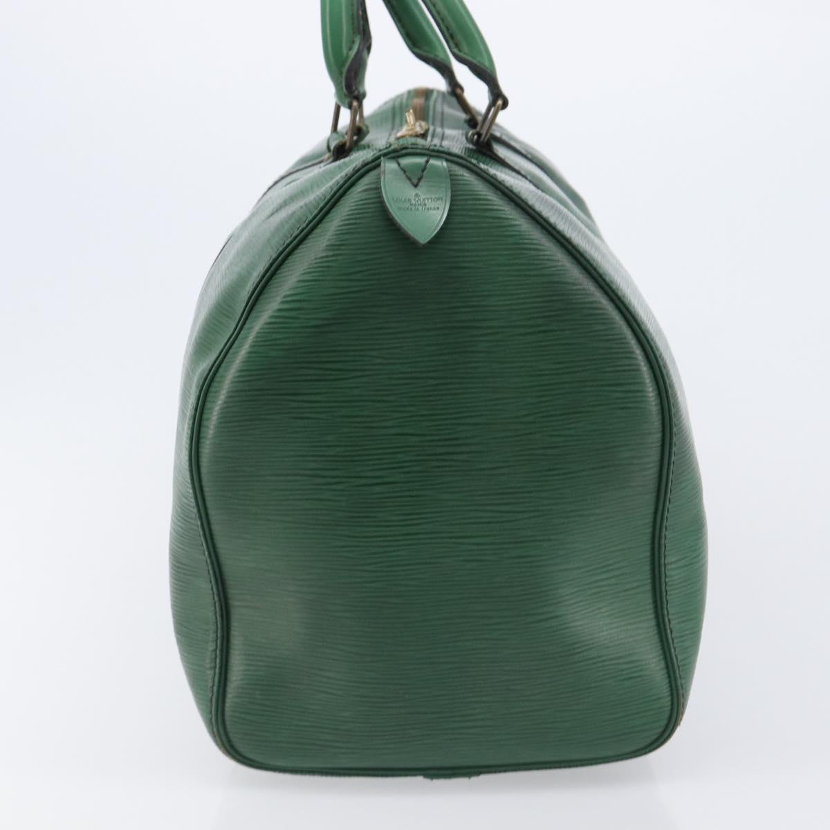 LOUIS VUITTON Epi Keepall 45 Boston Bag Green Keepall 45 LV Auth 205853