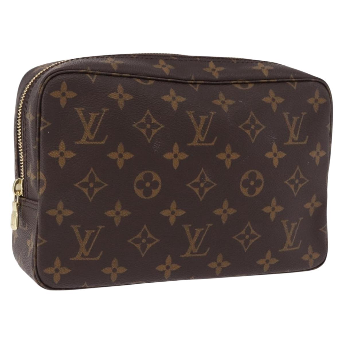 LOUIS VUITTON Monogram Trousse Toilette 23 Clutch Bag M47524 LV Auth 205855
