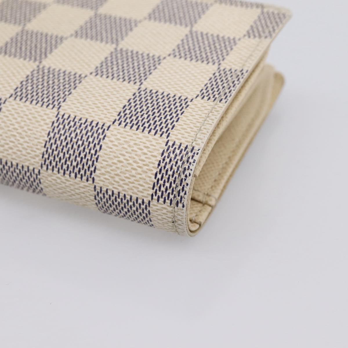 LOUIS VUITTON Damier Azur Portefeuille Viennois Wallet N61676 LV Auth 205857V