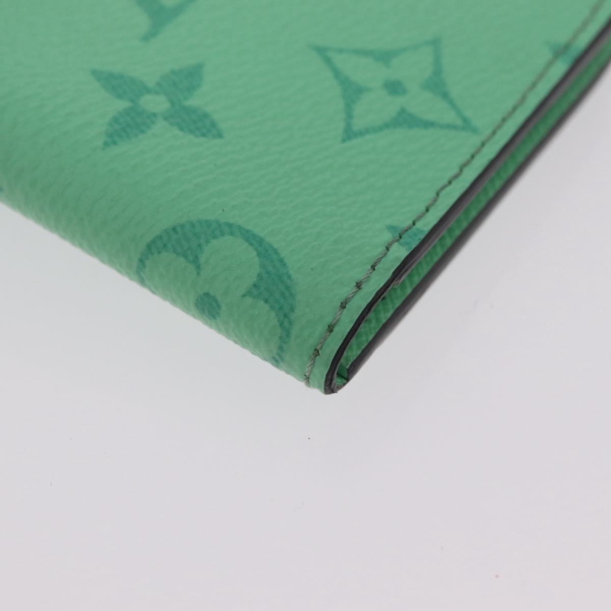 LOUIS VUITTON Organizer Dupoch Card Case Mint Green M27652 LV Auth 205859M