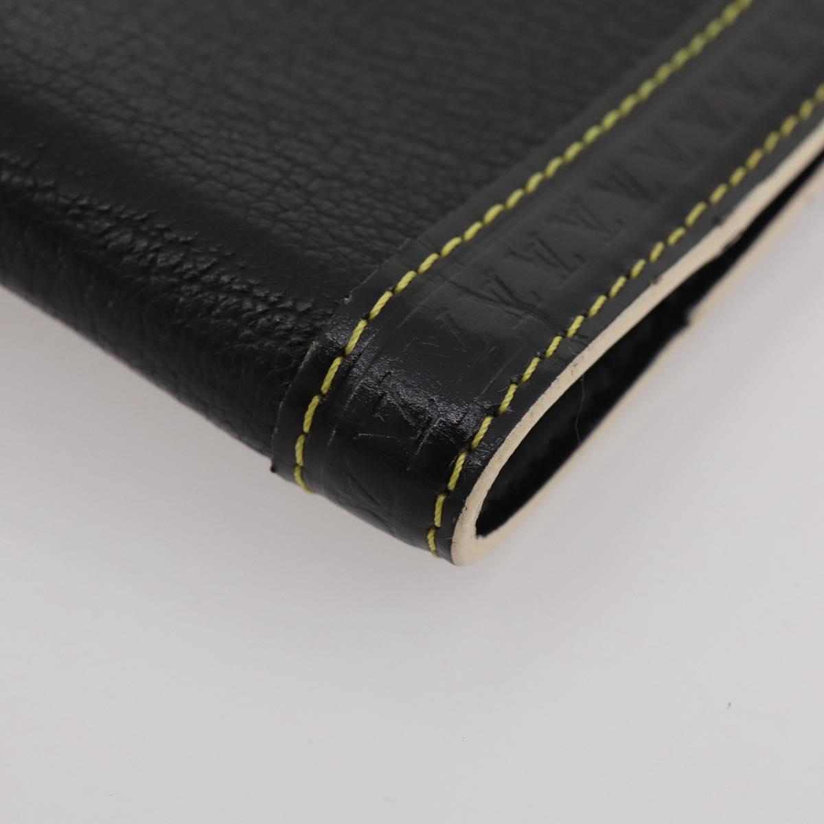 LOUIS VUITTON Suhari Agenda PM Partner Planner Leather Black R21031 Auth 205860A