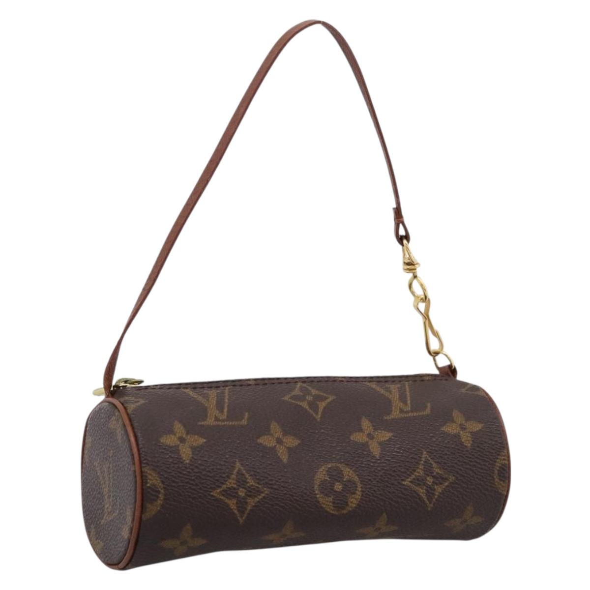LOUIS VUITTON Monogram Papillon Pouch LV Auth 205861V