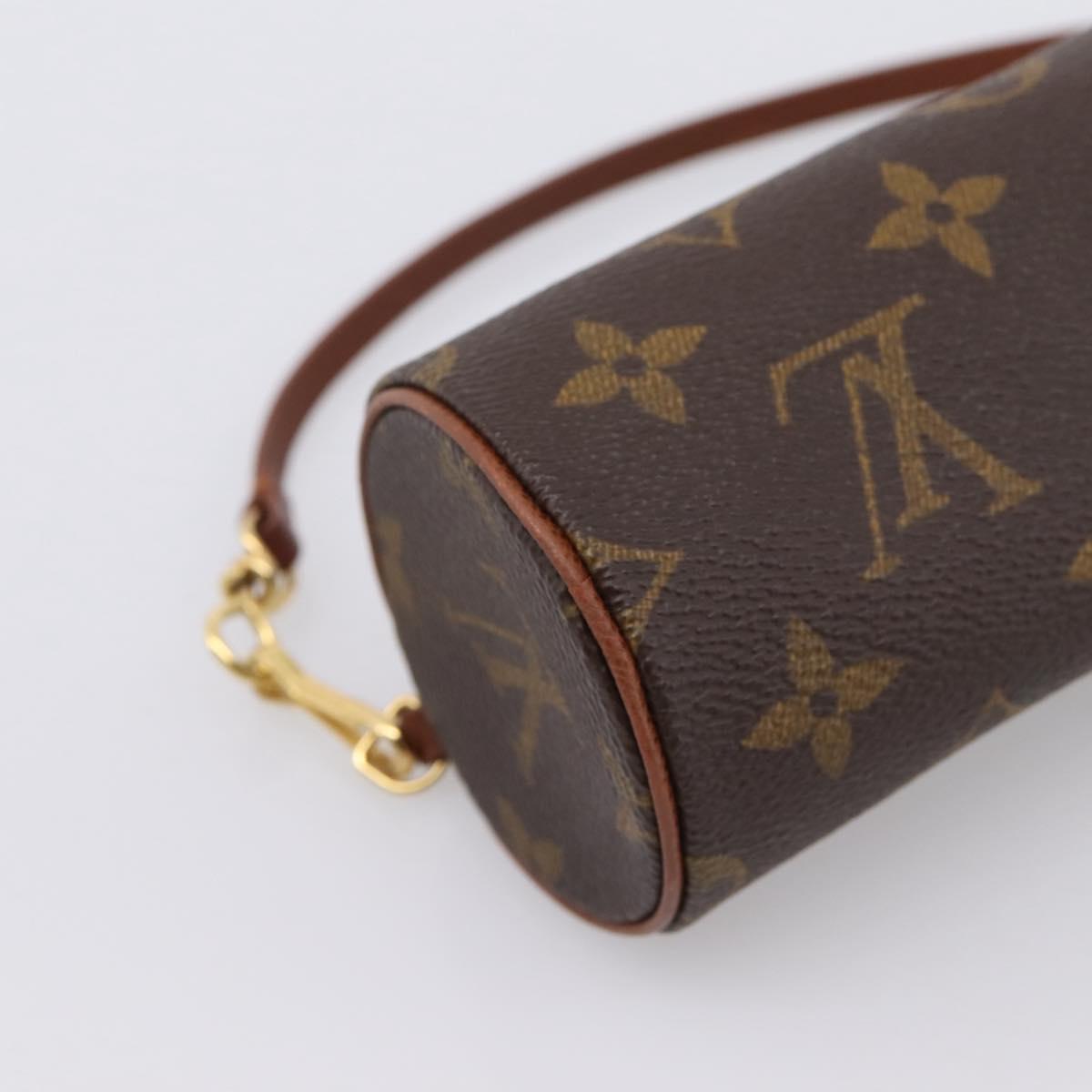 LOUIS VUITTON Monogram Papillon Pouch LV Auth 205861V