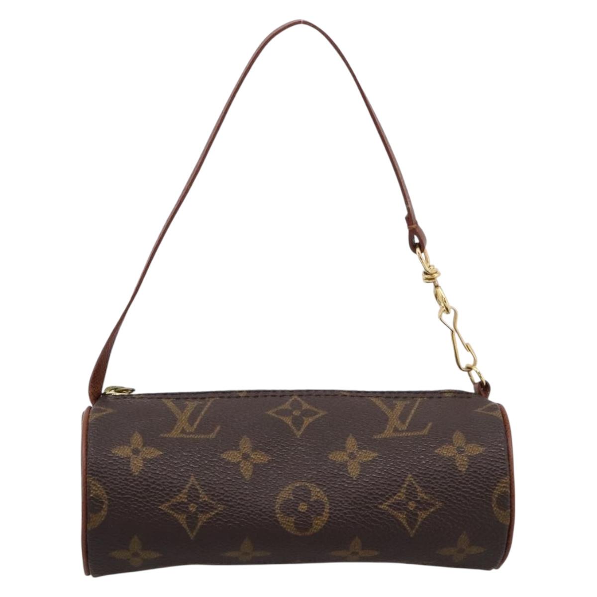 LOUIS VUITTON Monogram Papillon Pouch LV Auth 205861V