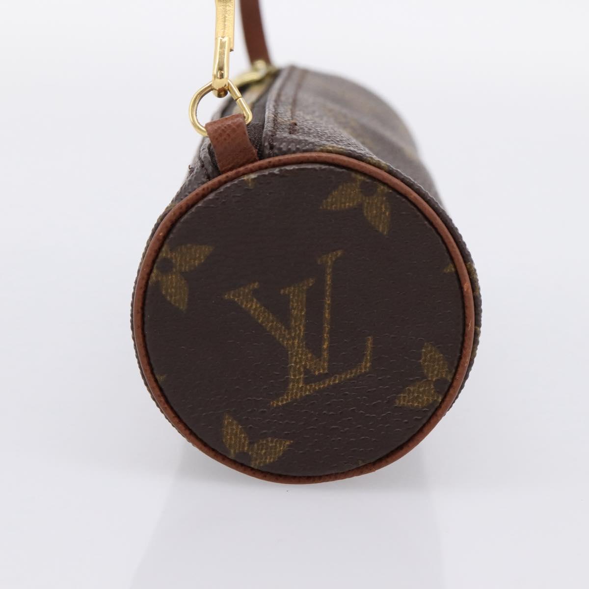 LOUIS VUITTON Monogram Papillon Pouch LV Auth 205861V