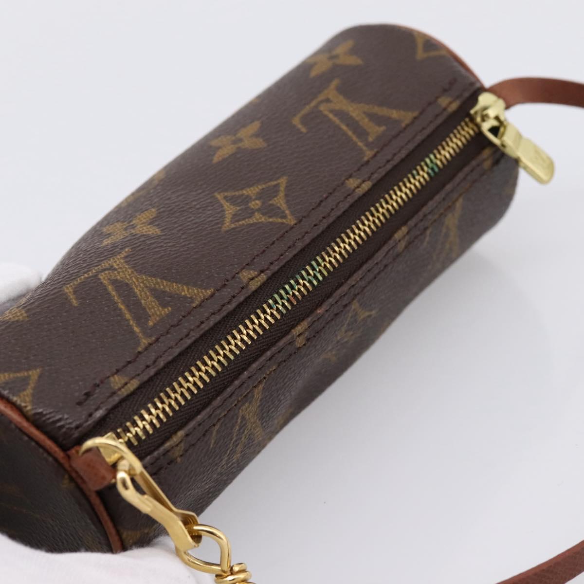 LOUIS VUITTON Monogram Papillon Pouch LV Auth 205861V