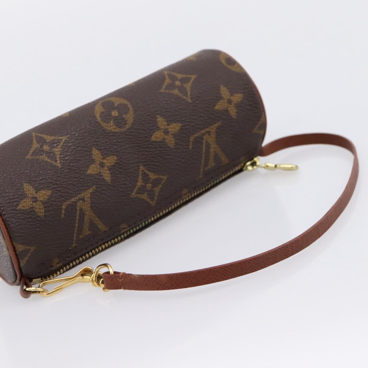 LOUIS VUITTON Monogram Papillon Pouch LV Auth 205861V