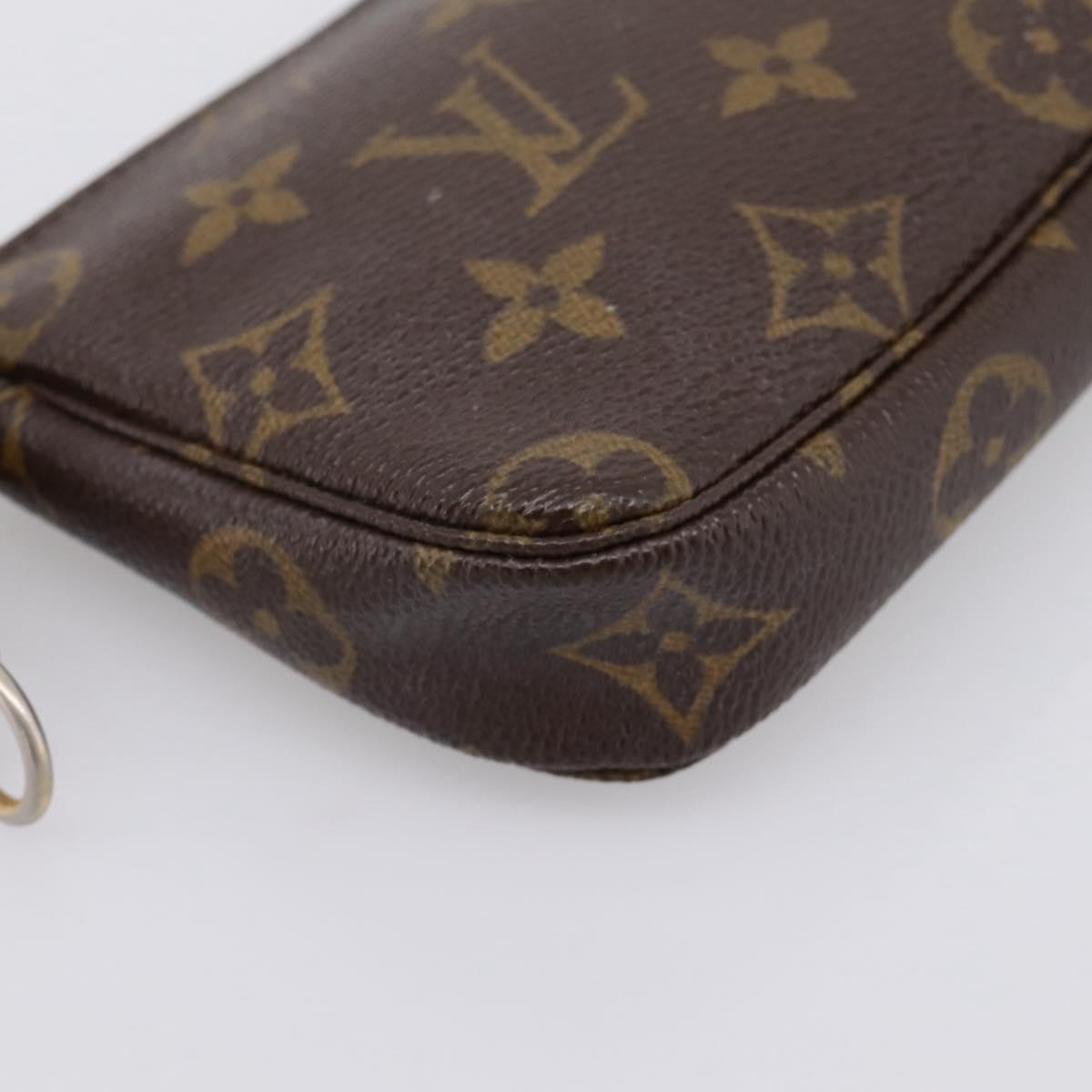 LOUIS VUITTON Monogram Mini Pochette Accessoires Pouch M58009 LV Auth 205864